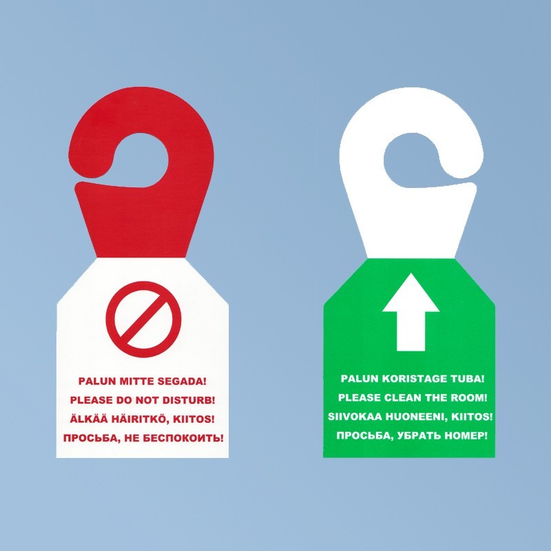 Durvju zīme - Netraucēt, kartons