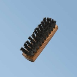 Schuhbürste aus Holz 13 cm, helles Holz