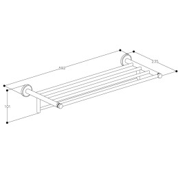 Rätiku riiul lisa rätiku puuga
