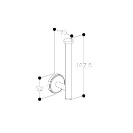 Lisa WC paberi rulli hoidja