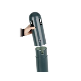 Torukujuline tuhatoos õue 3 L, must