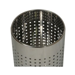 Perforeeritud prügikorv 10 L, kroom