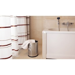 Perforeeritud prügikorv 10 L, kroom