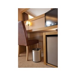 Prügikorv 10L, harjatud roostevaba teras