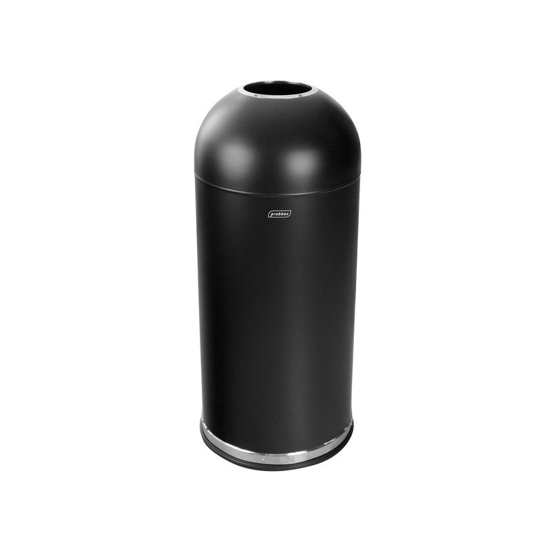 Prügikast ümar 52 L, must