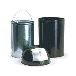 Prügikast ümar 40 L, must