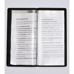 Restorani joogimenüü kaaned