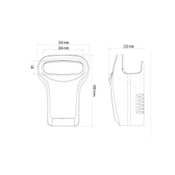 Kiirkätekuivati automaatne 1200 W, valge