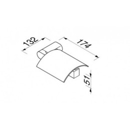 WC paberi hoidja koos kaanega Geesa