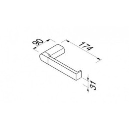 WC paberi hoidja Geesa