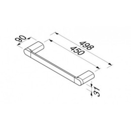 Rätiku puu/hoidja, 45 cm Geesa