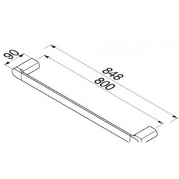 Rätiku puu/hoidja, 80 cm Geesa