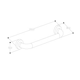 Haaramis käsipuu 30 cm