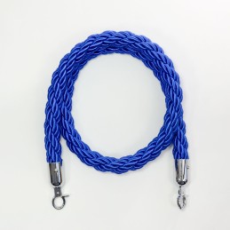 Piirdeköis põim. sinine 1,5m (hõbe konks)