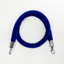 Piirdeköis veluur sinine 1,5m (hõbe konks)