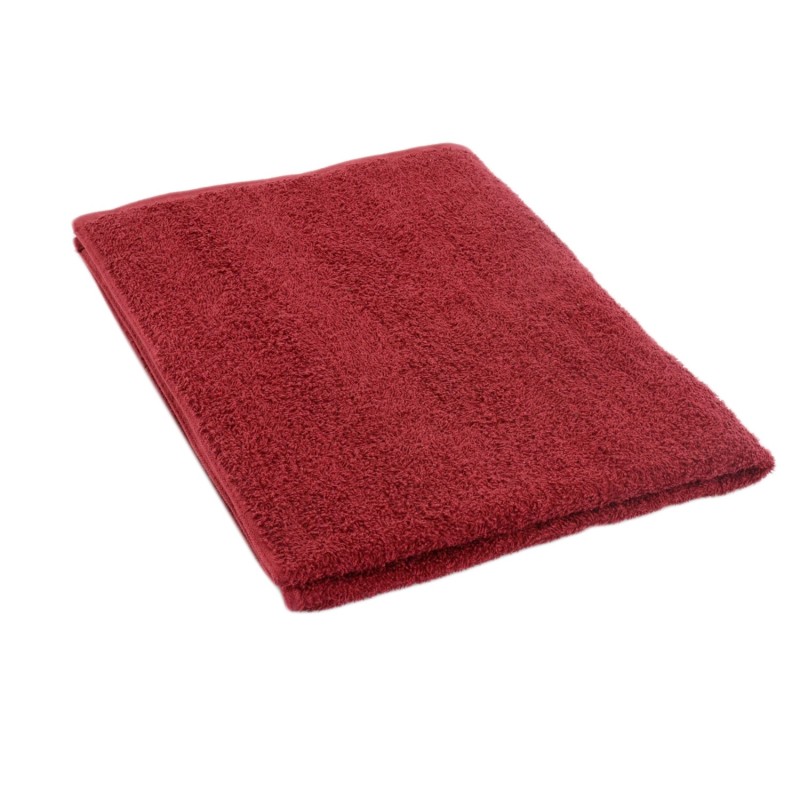 Burgundy red terry towel 50*70 cm