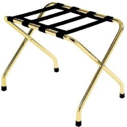 Metallist kroomitud kohvrialus (kuldne)