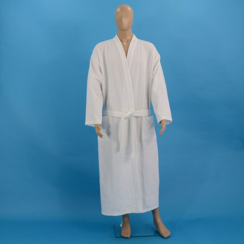 Vahvel hommikumantel XL valge