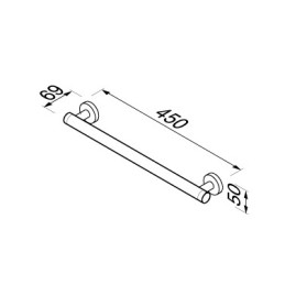 Safety grip handle 45 cm Geesa