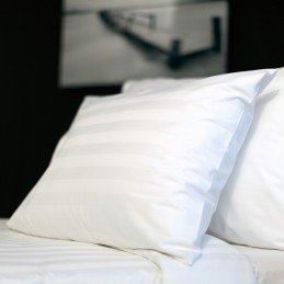 Duvet cover 150*230 cm, satin stripe 3 cm