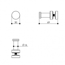 Klaasi külge kinnituv nagi