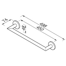 Towel rail 45 cm Geesa