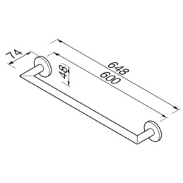 Towel rail 60 cm Geesa