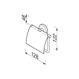 WC paberi hoidja koos kaanega Geesa