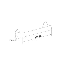 Haaramis käsipuu 20 cm