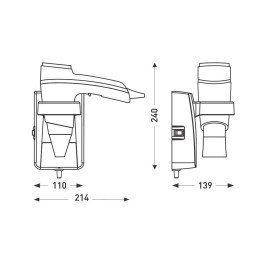 Juukseföön Brittony 1600 W, must