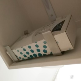 Pabersalvrätikute hoidja (seina süvendatud) Geesa