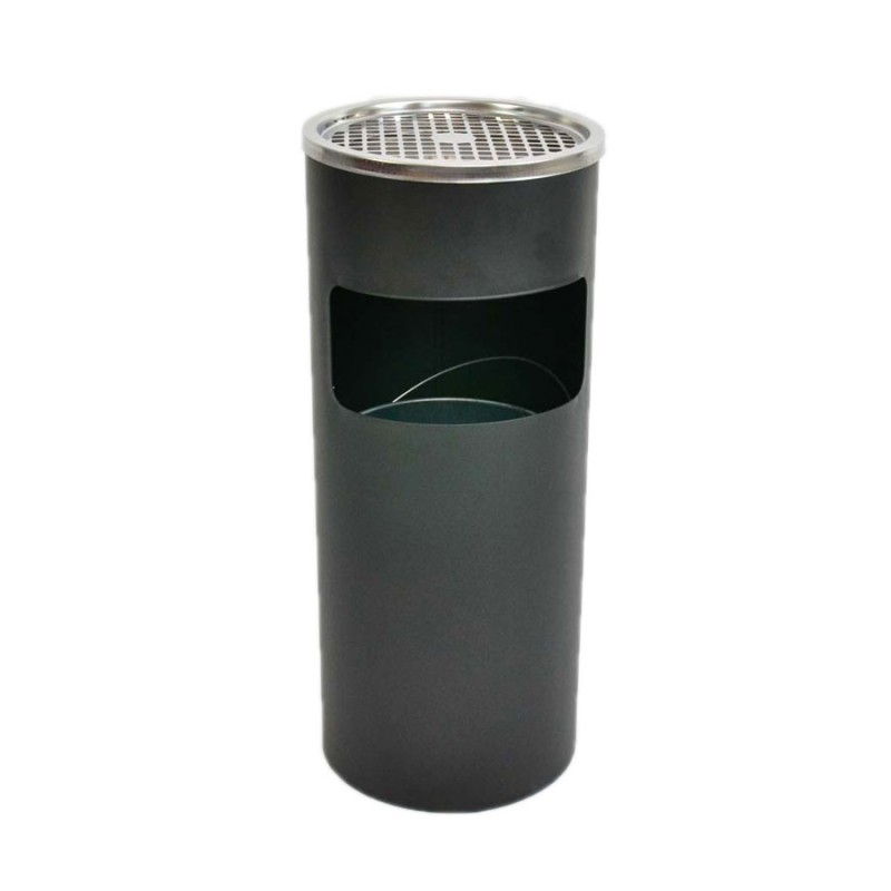 Мусорник-пепельница 26л внутренний контейнер чёрная