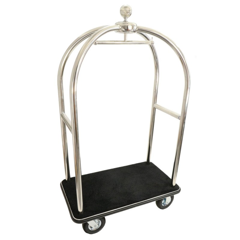 Kohvrikäru hõbedane, must vaip