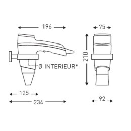 Juukseföön 1600 W, must