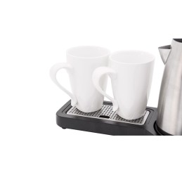 L-kujuline tervituskandik Compact, must