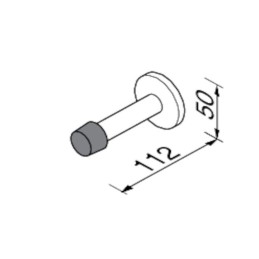 Uksepidur, seinale kinnitatav Geesa