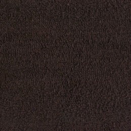 Dark brown terry towel 30*50 cm