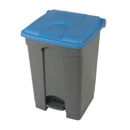 Plastik pedaaliga prügikast 45L, hall