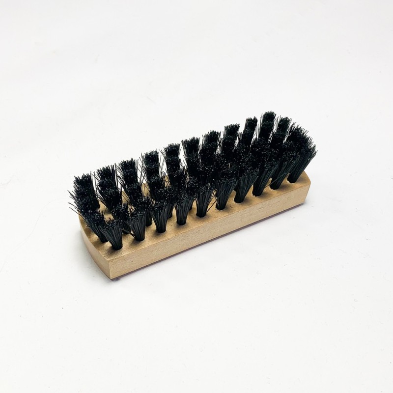 Wooden shoe brush 13 cm, natural wood