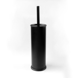 WC hari + hoidja, eraldi seisev, must