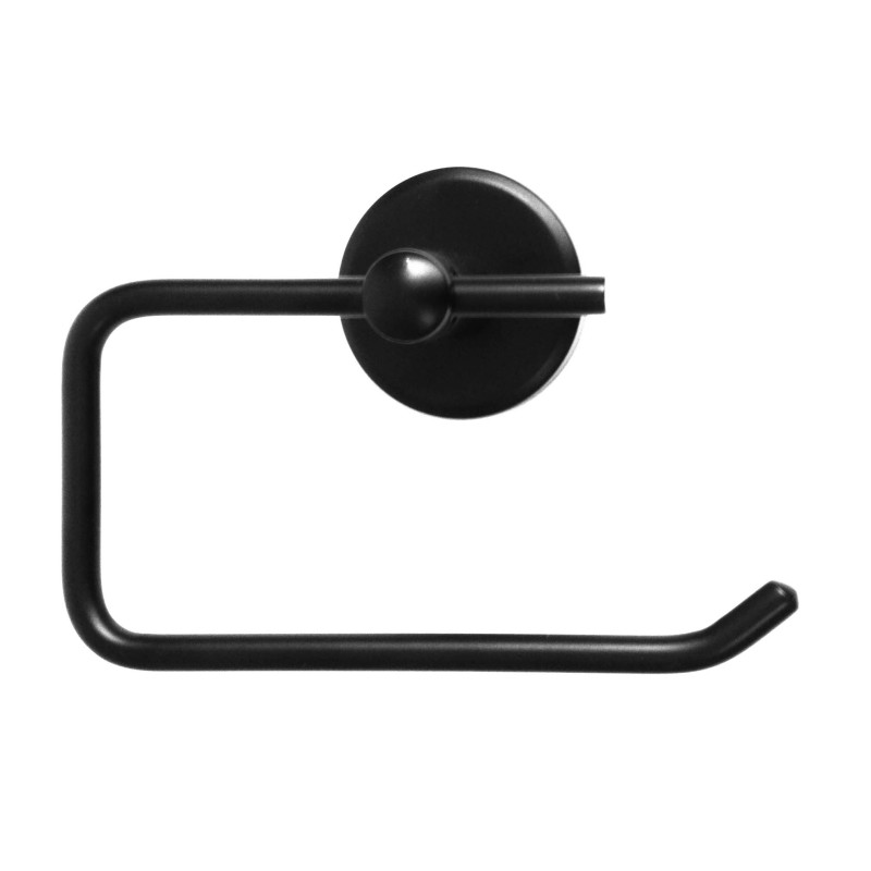 WC paberi hoidja ilma katteta, must