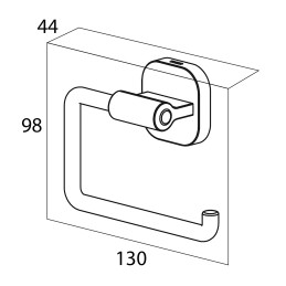 Держатель туалетной бумаги Тигер