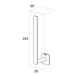 Lisa WC paberi kahe rulli hoidja Tiger