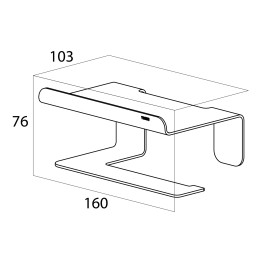 WC paberi hoidja riiuliga Tiger