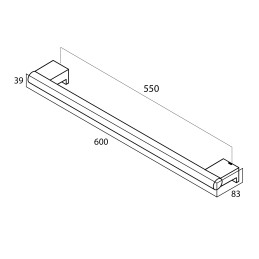 Rätiku puu/hoidja, 60 cm Tiger