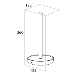 Lisa WC paberi kahe rulli hoidja Tiger