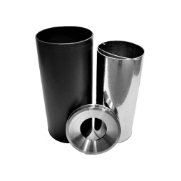 Prügikast 45L siseämbriga must