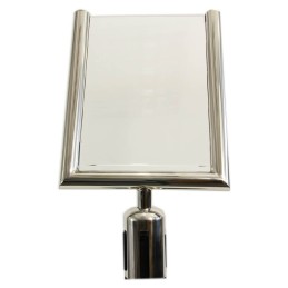 Infotahvel A4 lindiga piirdepostile