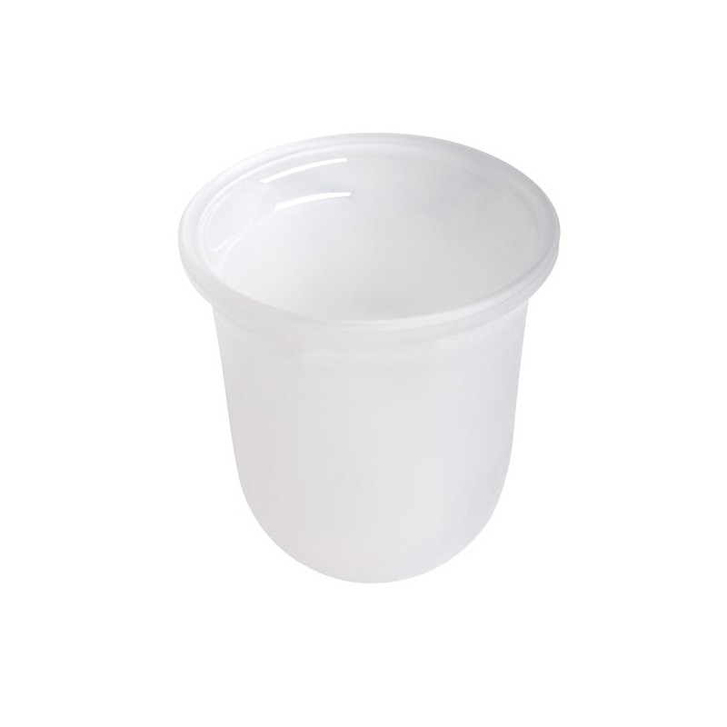 White satin glass cup Geesa