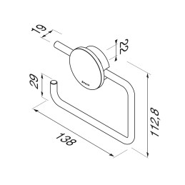 WC paberi hoidja Geesa
